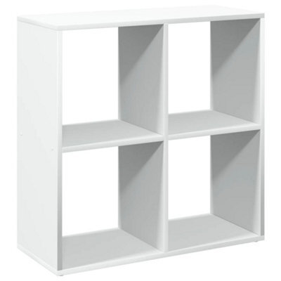 Berkfield Durable Room Divider Bookcase White 69.5X29X69.5 Cm Engineered Wood - image 1