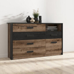 Heze Furniture Kassel Contemporary Style 5 Drawers Sideboard - thumbnail 5