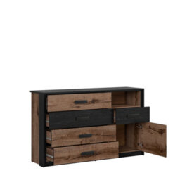 Heze Furniture Kassel Contemporary Style 5 Drawers Sideboard - thumbnail 3