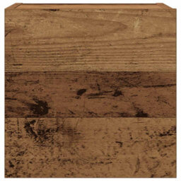 Berkfield Wall Mounted Tv Cabinets 6 Pcs Old Wood Engineered Wood - thumbnail 7