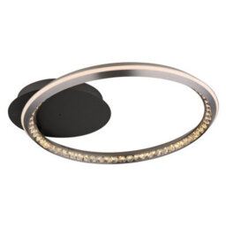 Luminosa Lighting Luminosa Alaina Single Ring Integrated Led Semi Flush Ceiling Light Grey Matt Led Dimmable 2700-6000K - thumbnail 9