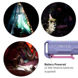 Ledlenser Kidbeam4 Aaa Battery 70 Lumen Safe Robust Rgb Light Led Hand Torch For Camping And Night Time Fun - thumbnail 5