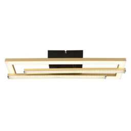 Luminosa Lighting Luminosa Highway Integrated Led Semi Flush Ceiling Light Matt Gold 2X Led 4000K - thumbnail 3