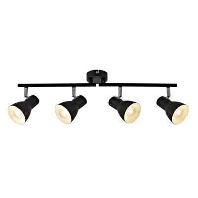 Luminosa Lighting Luminosa Riado Ceiling Spotlight Bar Black 4Xe14 - image 1