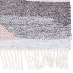 Wyld And Coco Boho Nest Handwoven Jute-Cotton Rug 140 X 200 Cm Multicolour With Tassels - thumbnail 5