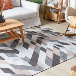 Wyld And Coco Boho Nest Handwoven Jute-Cotton Rug 140 X 200 Cm Multicolour With Tassels - thumbnail 2