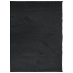 Berkfield Rug Oviedo Short Pile Black 240X340 Cm - thumbnail 2
