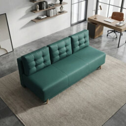 Bella Upholstered Sofa Bed With Polyurethane Foam And Bonell Springs Wooden Frame Storage Sleep Area 200X142 Mint - thumbnail 3
