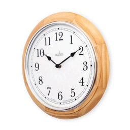 Acctim Winchester Light Wood Wall Clock - thumbnail 2