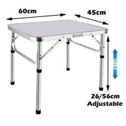 Folding Camping Table Aluminium Picnic Portable Party Bbq Tables Indoor Outdoor - thumbnail 2