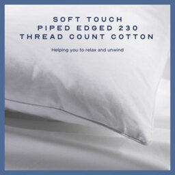 Snuggledown 2 Pack Hotel Medium Support Back Sleeper Pillow - thumbnail 3