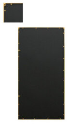 Mirroroutlet The Tabula Gold Metal Framed Window Wall Or Leaner Mirror 180Cm X 90Cm - thumbnail 7