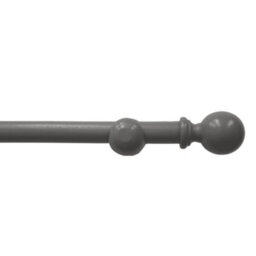 Caecus Blinds Caecus Eyelet Wooden Poles 28mm 200Cm Grey - thumbnail 1