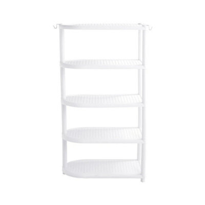 44 X 24.5 X 77 Cm 5 Tier Slim Shoe Rack Storage Shelf For Home Hallway - image 1