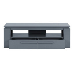 Furniture in Fashion Portland Wooden Tv Stand With 2 Drawers In Grey - thumbnail 4
