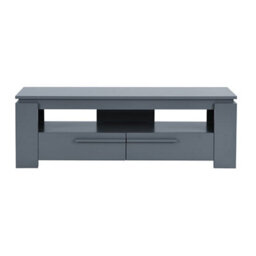 Furniture in Fashion Portland Wooden Tv Stand With 2 Drawers In Grey - thumbnail 3