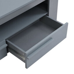 Furniture in Fashion Portland Wooden Tv Stand With 2 Drawers In Grey - thumbnail 8