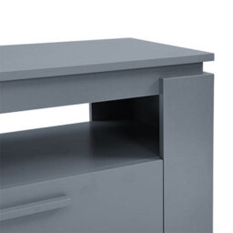 Furniture in Fashion Portland Wooden Tv Stand With 2 Drawers In Grey - thumbnail 9