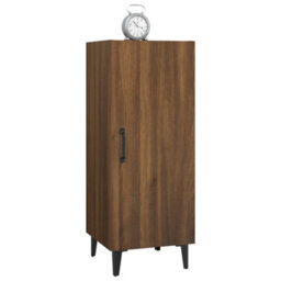 Berkfield Sideboard Brown Oak 34.5X34X90 Cm Engineered Wood - thumbnail 5