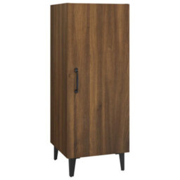 Berkfield Sideboard Brown Oak 34.5X34X90 Cm Engineered Wood - thumbnail 2