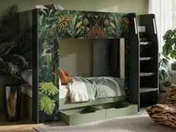Flair Lorith Jungle Bunk Bed With Drawers - thumbnail 1