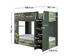 Flair Lorith Jungle Bunk Bed With Drawers - thumbnail 6