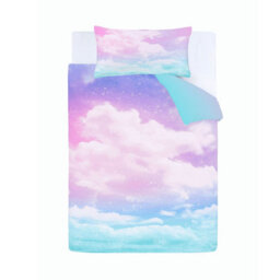Catherine Lansfield Bedding Ombre Rainbow Clouds Duvet Cover Set With Pillowcases Pastel - thumbnail 5