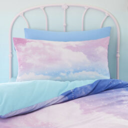 Catherine Lansfield Bedding Ombre Rainbow Clouds Duvet Cover Set With Pillowcases Pastel - thumbnail 2