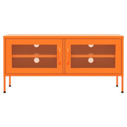 Berkfield Tv Cabinet Orange 105X35X50 Cm Steel - thumbnail 3
