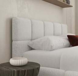 Ds Living Ovella Cubed Upholstered Boucle Dove Bed - thumbnail 3