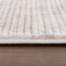 The Rugs Carmel Cream/grey Striped Area Rug And Runner Non Shedding, Stain Resistant, Soft - thumbnail 6