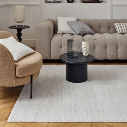 The Rugs Carmel Cream/grey Striped Area Rug And Runner Non Shedding, Stain Resistant, Soft - thumbnail 8