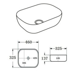 Affine 800mm Countertop Bathroom Vanity Unit White Basin Sink Wall Hung Soft Close Oak - thumbnail 8