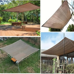 Brown 2X2.9M Rectangular Shade Sail - thumbnail 9