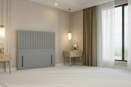 "Nexus Amalfi Plush Divan, Silver, 54"" Headboard, 2 Drawers Same Side, Open Coil Mattress, Small Single" - thumbnail 8