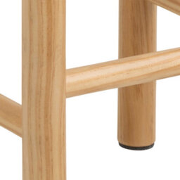 Wyld Haus Tilst Natural Woven Paper-Cord Stool With Solid Pine Legs - thumbnail 6