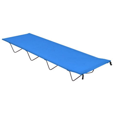 Berkfield Camping Bed 180X60X19 Cm Oxford Fabric And Steel Blue - image 1