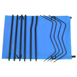 Berkfield Camping Bed 180X60X19 Cm Oxford Fabric And Steel Blue - thumbnail 3