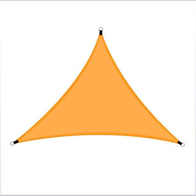 Orange 3X3X3M Triangular Shade Sail Waterproof Uv Resistant - image 1