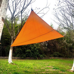 Orange 3X3X3M Triangular Shade Sail Waterproof Uv Resistant - thumbnail 2