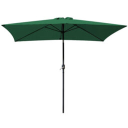 Rinse Bathrooms Outdoor Patio Garden Parasol 3X2M Sun Shade Umbrella Canopy W/crank Tilt Uv Protection Green - thumbnail 2