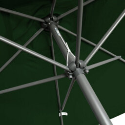 Rinse Bathrooms Outdoor Patio Garden Parasol 3X2M Sun Shade Umbrella Canopy W/crank Tilt Uv Protection Green - thumbnail 6