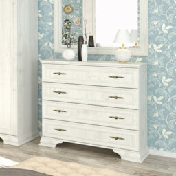 Heze Furniture Irys Chest Of Drawers 4 Tier - Anderson Pine - thumbnail 1