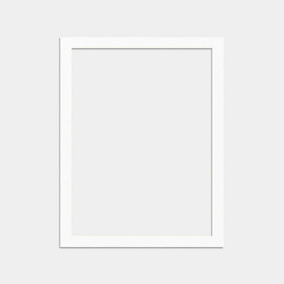 Ak Frames 90X70Cm White Picture Mounts To Fit 80X60Cm Aperture Size - Mount Board Only (No Frame Included) - image 1