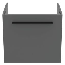 Ideal Standard I.life S Compact Matt Quartz Grey Oak Veneer Wall-Mounted Bathroom Vanity Unit (H) 440mm (W) 500mm - thumbnail 3