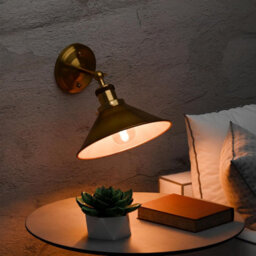 Modern Vintage Retro Industrial Wall Sconce Light 22Cm Metal Wall Lamp Adjustable Swing Arm Stylish Lighting For Bedroom Office - thumbnail 3
