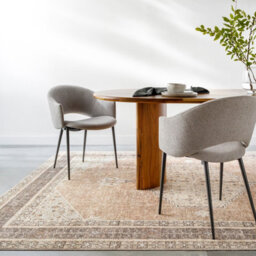 Livabliss Becki Owens Lila-Vintage Grey Brown Blue Traditional Boho Living Dining Bedroom Rug 200 X 275 Cm Easy Care, Non Shedding - thumbnail 4