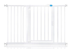 Bettacare Auto Close Stair Gate, 125.4Cm - 132.4Cm, White, Pressure Fit Safety Gate, Baby Gate - thumbnail 1