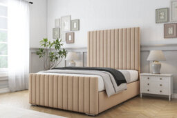 "Sloomy Madison Pebble Plush Bed Frame With Mattress With 50"" Upholstered Headboard 3' Single" - thumbnail 2