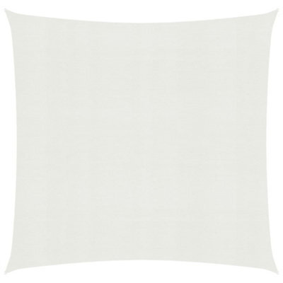 Berkfield Sunshade Sail 160 G/m2 White 4X4 M Hdpe - image 1